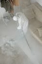 pexels-photo-4176608-4176608 A person in a white protective suit fumigating an indoor space with smoke.